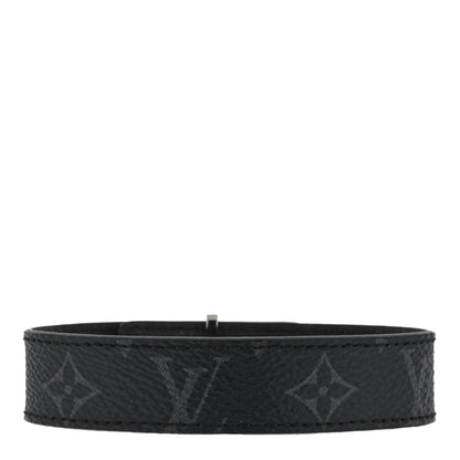 Louis Vuitton Monogram Eclipse LV Slim Bracelet 21 2 of 3