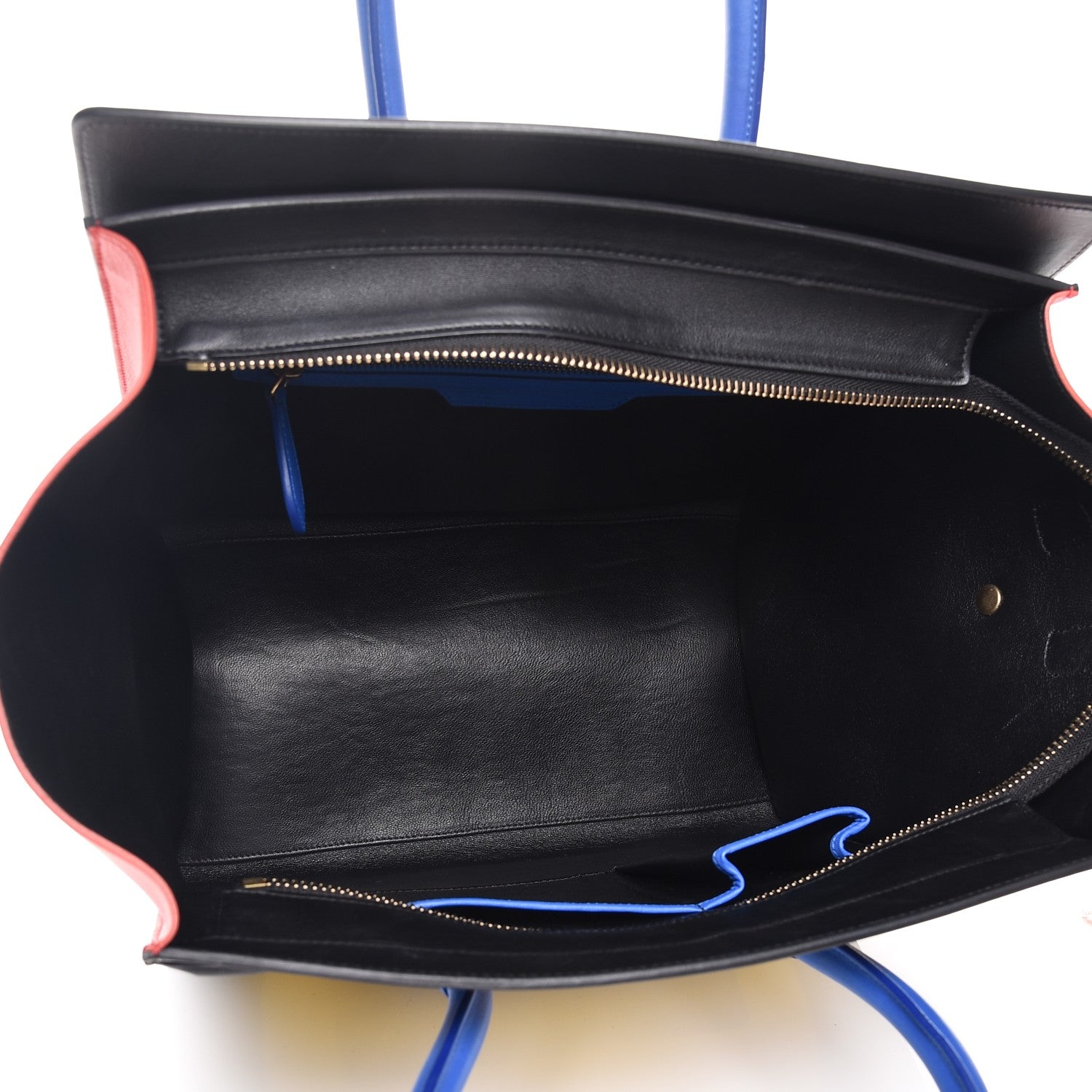 Celine Smooth Calfskin Mini Tri-Color Luggage Sunflower 5 of 11