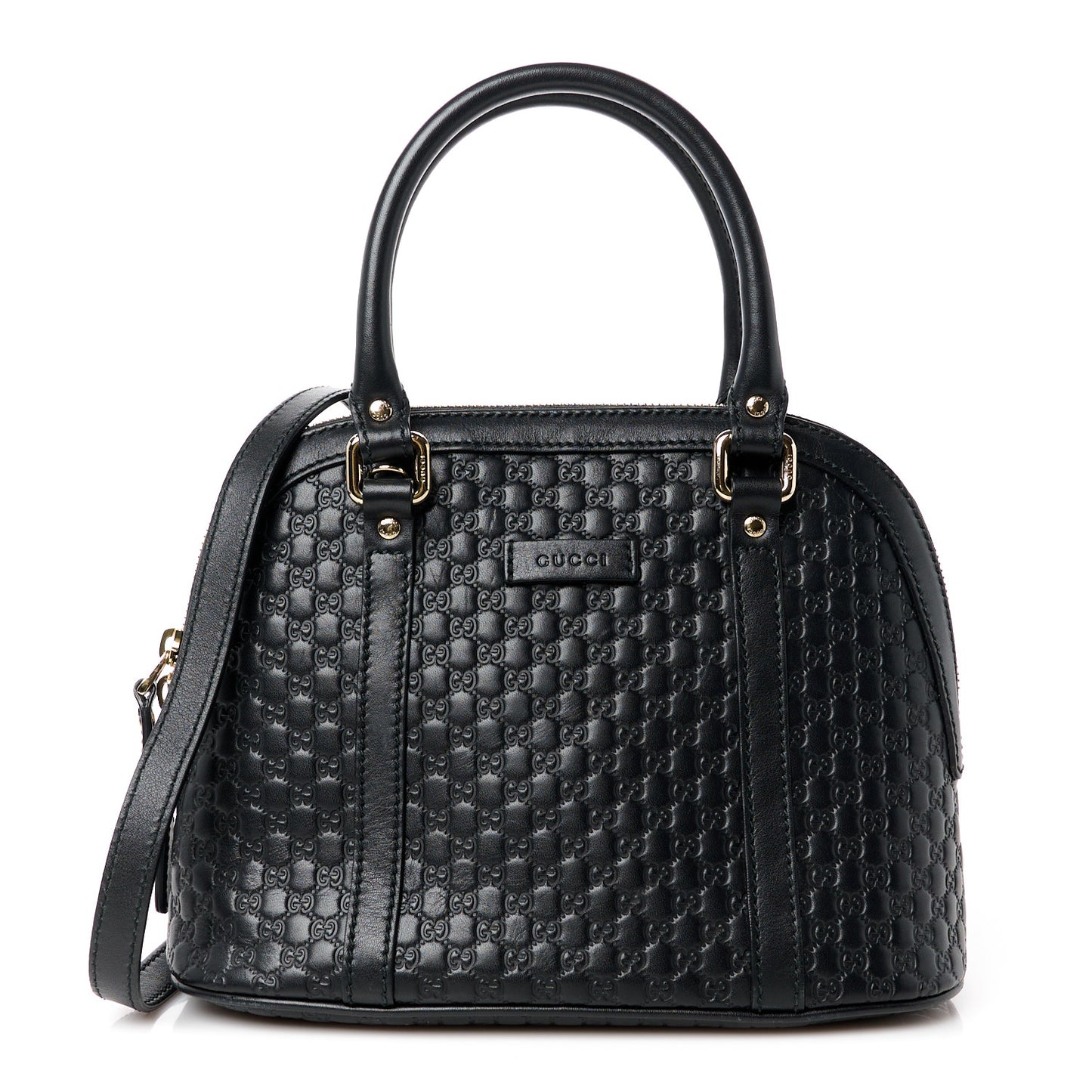Microguccissima Mini Dome Bag Black