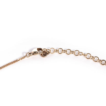 Chanel Textured Ring Enamel CC Necklace Black 4 of 6