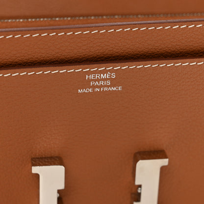 Hermes Evercolor Constance Wallet To Go Gold 5 of 9