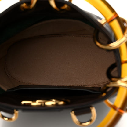 Gucci Suede Calfskin Web G Logo Bucket Bag Dark Brown 5 of 11