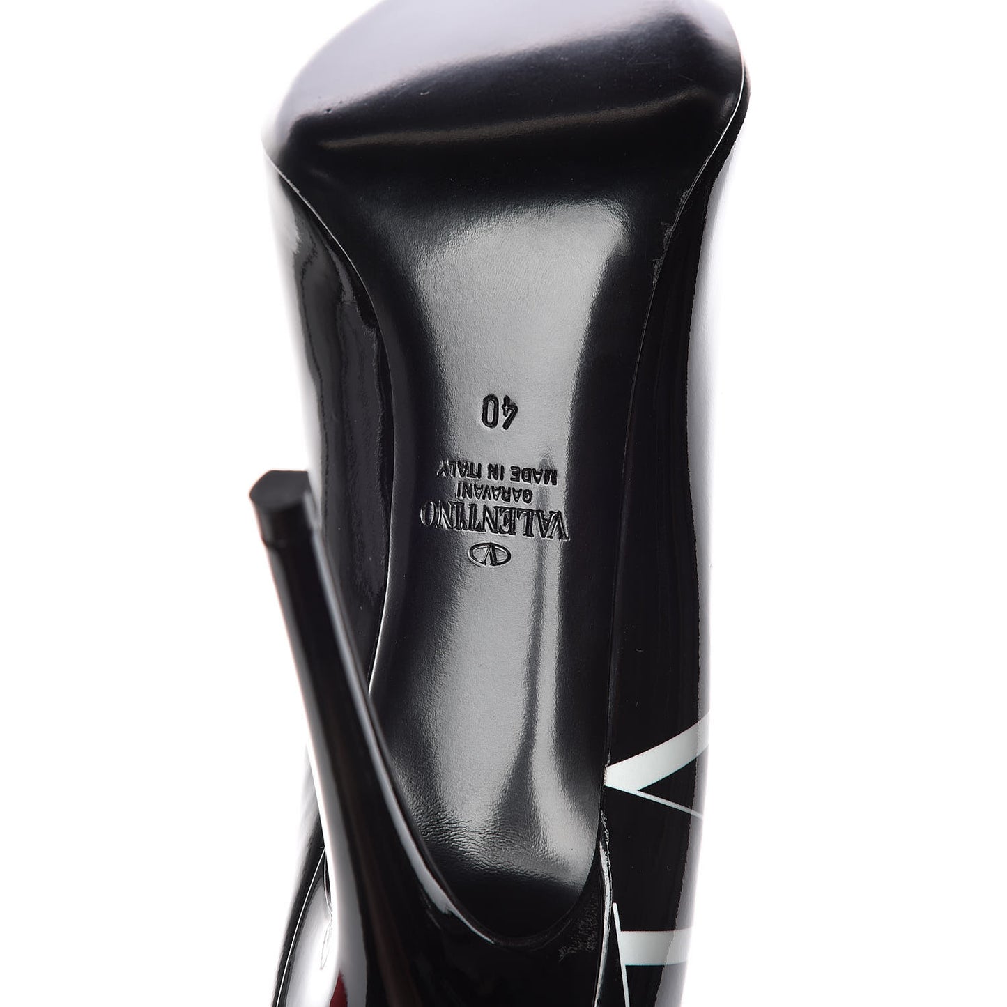 Patent VLTN 105mm Pumps 40 Black White