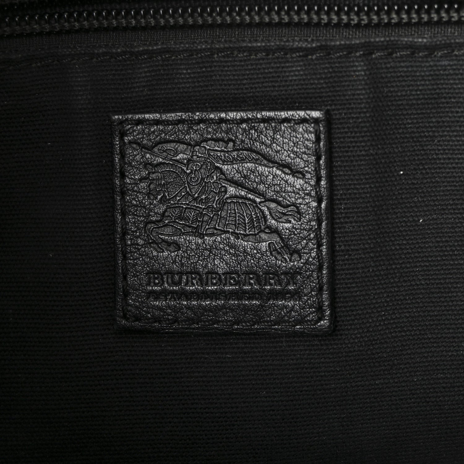 Burberry Haymarket Check Crossbody Messenger Bag Black 6 of 10