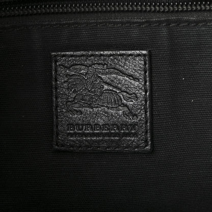 Burberry Haymarket Check Crossbody Messenger Bag Black 6 of 10