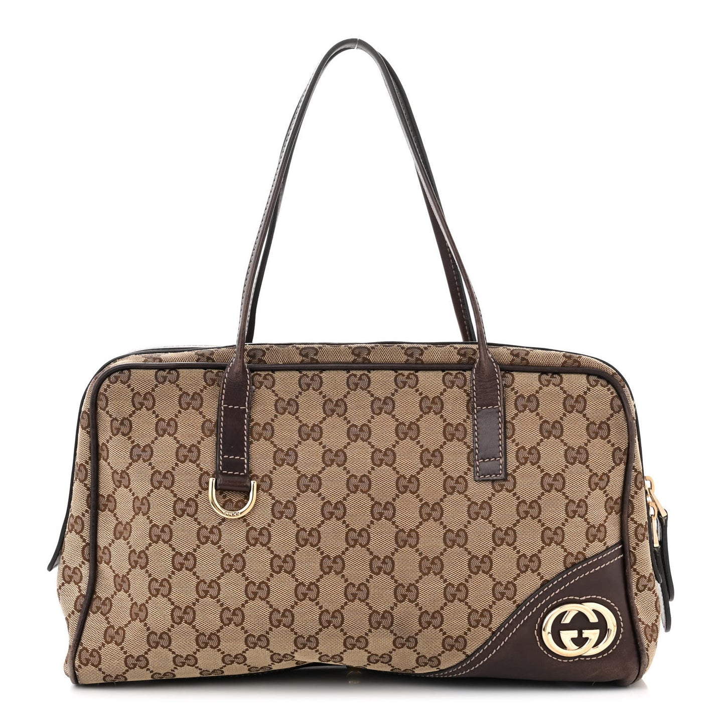 Monogram New Britt Medium Boston Dark Brown