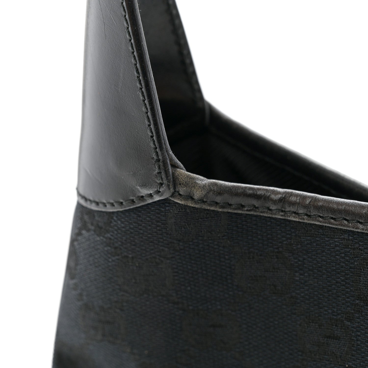 Gucci Monogram Jackie O Hobo Black 12 of 13