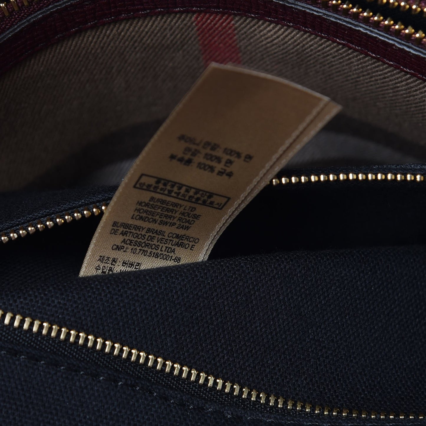 Derby Calfskin House Check Medium Camberley Burgundy