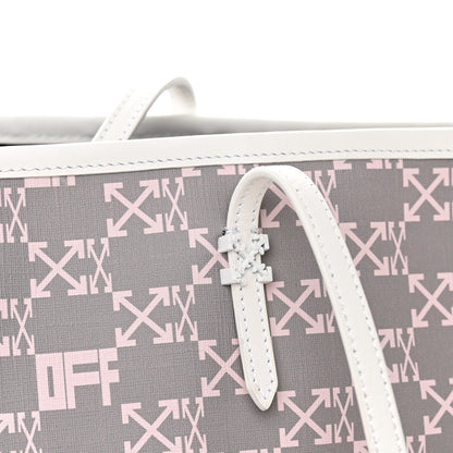 Off-White Coated Canvas Arrow Print Day Off Tote Bag White 14 of 14