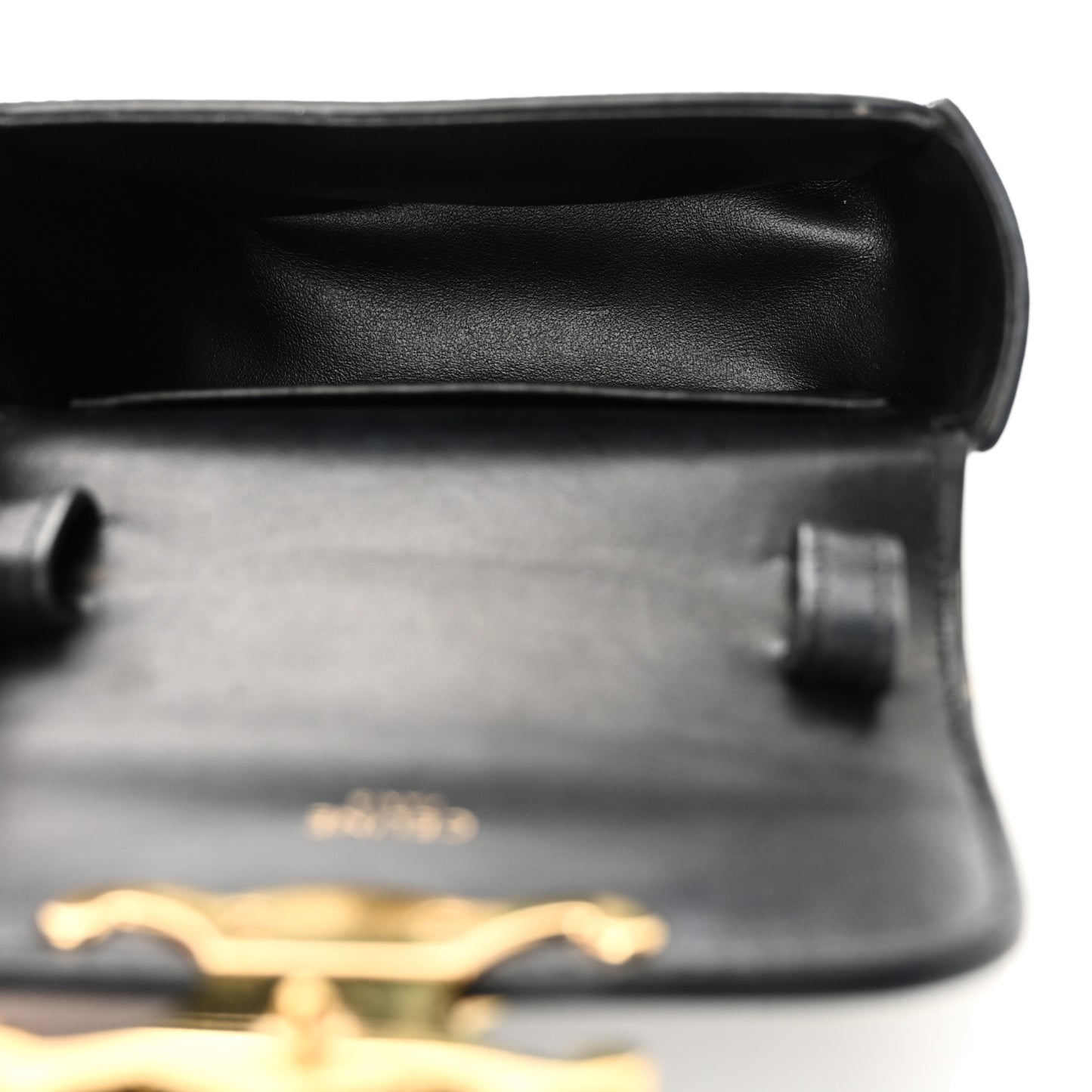 Shiny Calfskin Mini Triomphe Black