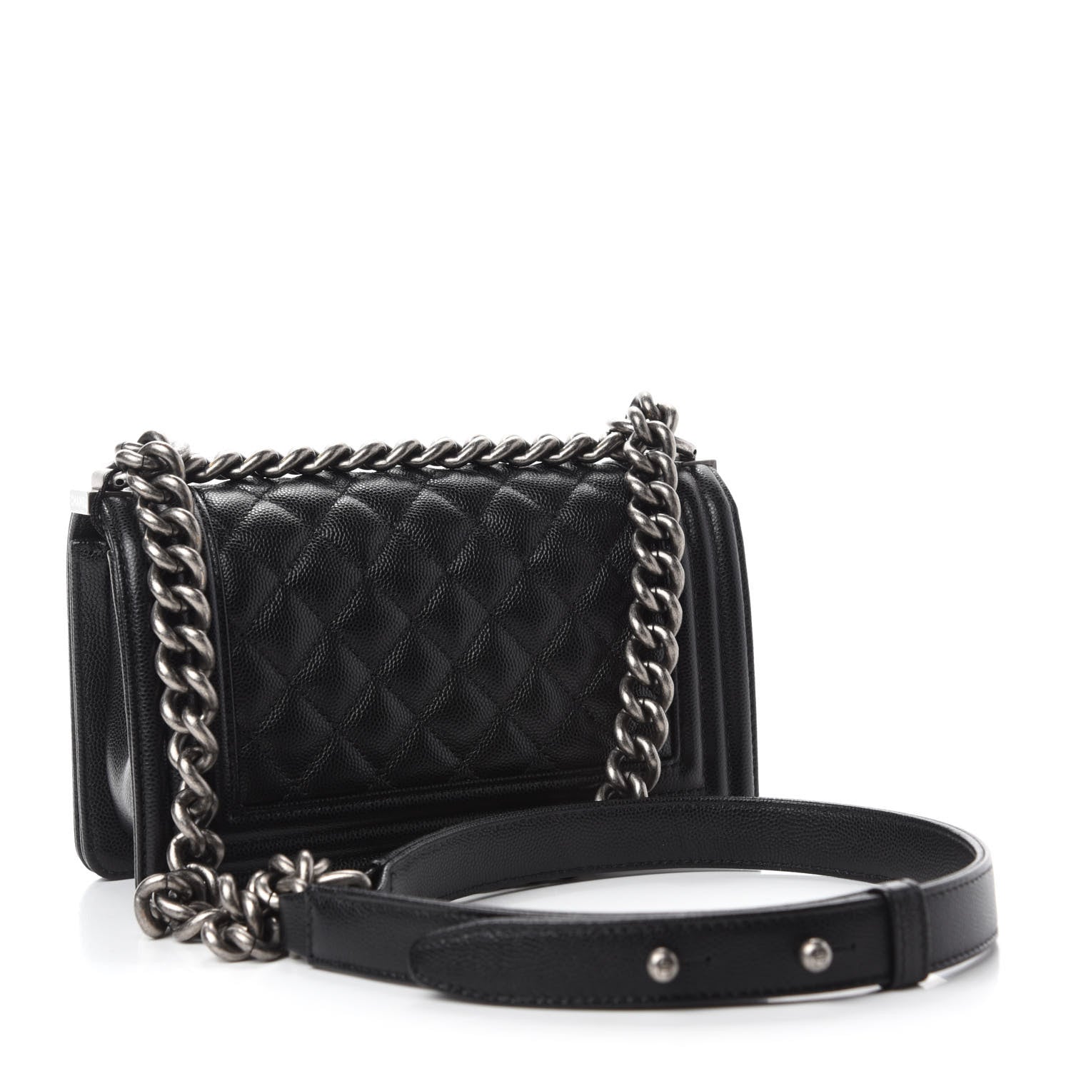 Chanel Caviar Quilted Small Boy Flap Black 3 of 11
