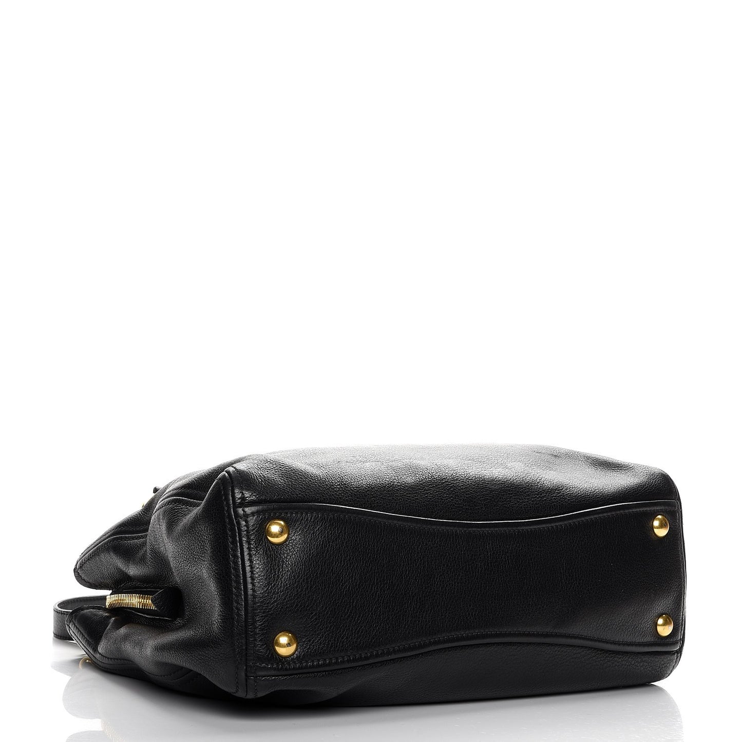 Vitello Daino Tote Nero Black