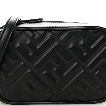 Fendi Vitello Epoque FF Embossed Camera Case Black 8 of 11