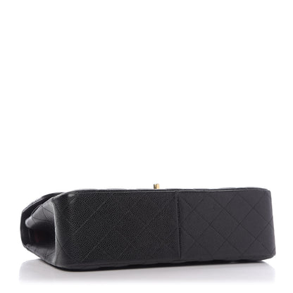 Chanel Caviar Quilted Jumbo Double Flap Black 4 of 10