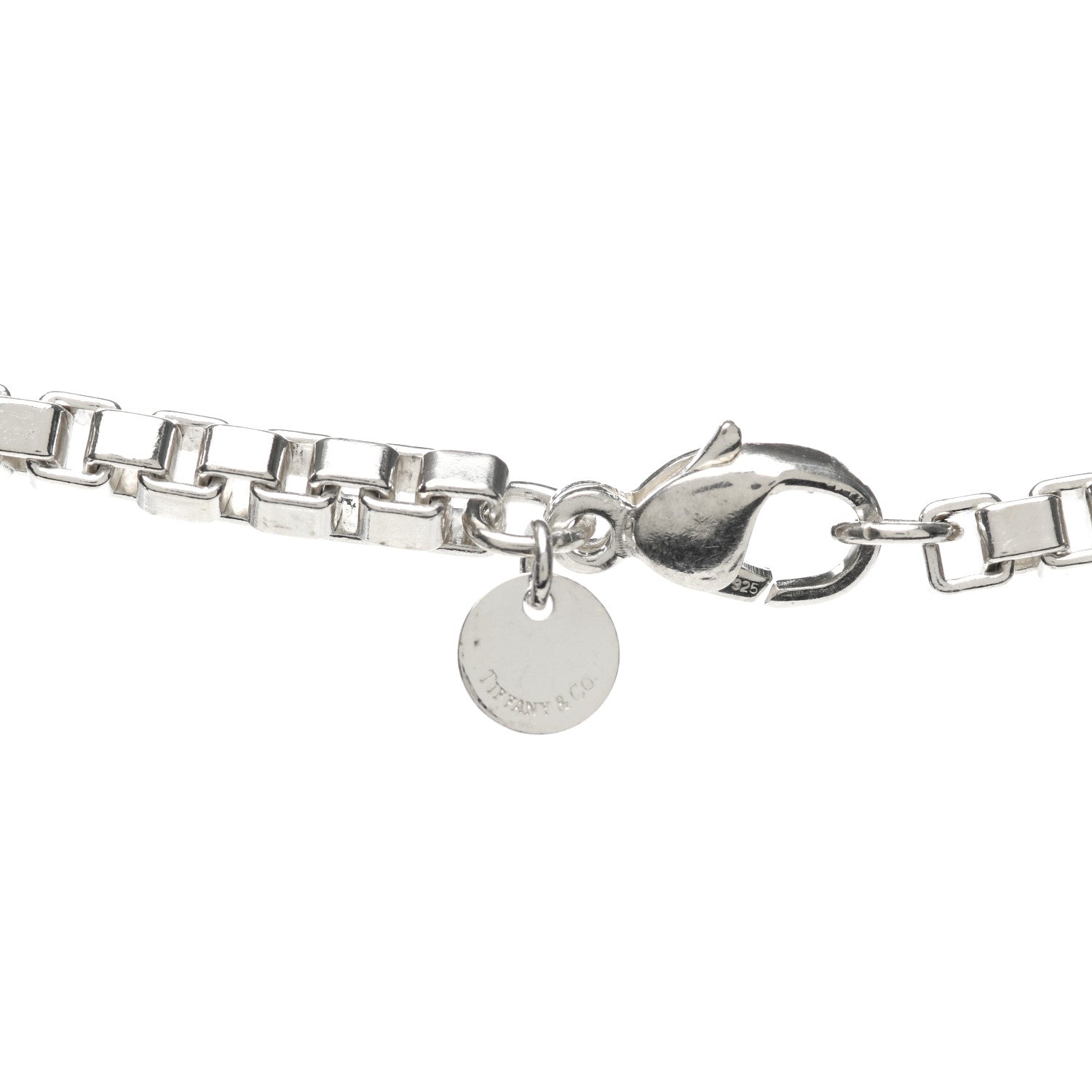 Tiffany Sterling Silver 4mm Venetian Link Necklace 5 of 5
