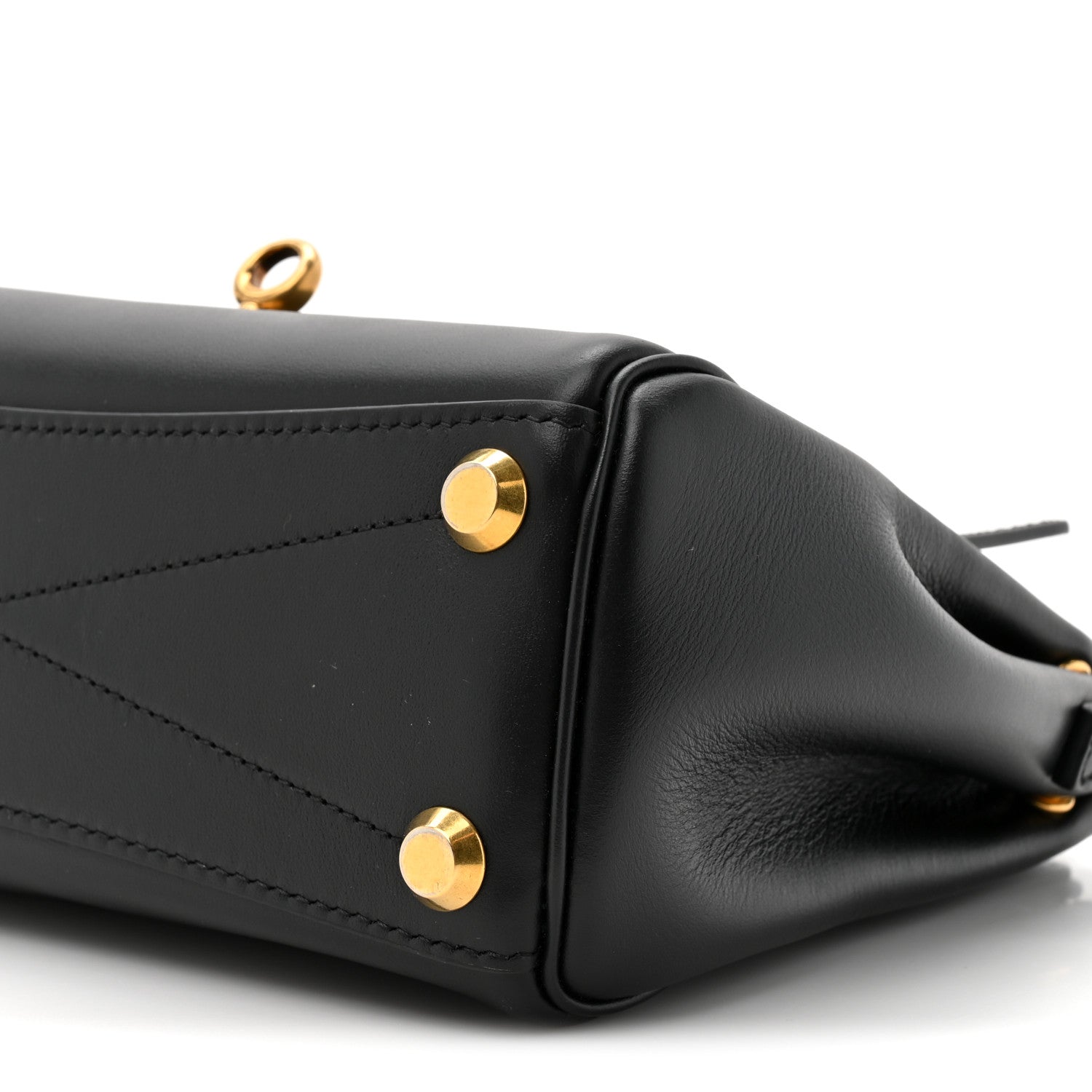 Balenciaga Smooth Calfskin Mini Bel Air Carry All Bag Black 8 of 9