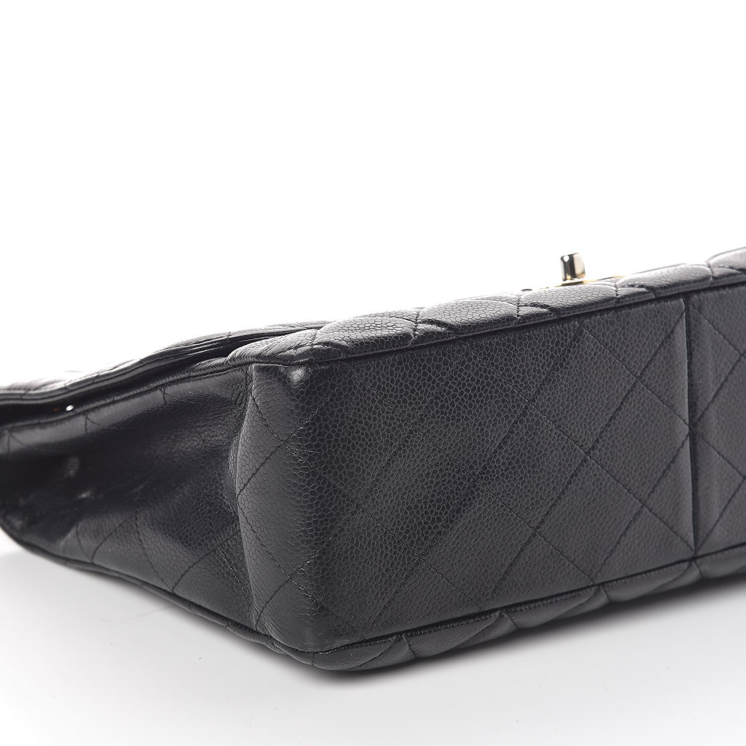 Chanel Caviar Quilted Jumbo Single Flap Black 8 of 14