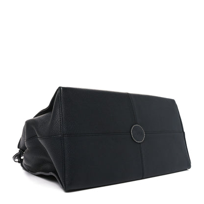 Loewe Grained Calfskin Small Cushion Tote Black 4 of 10