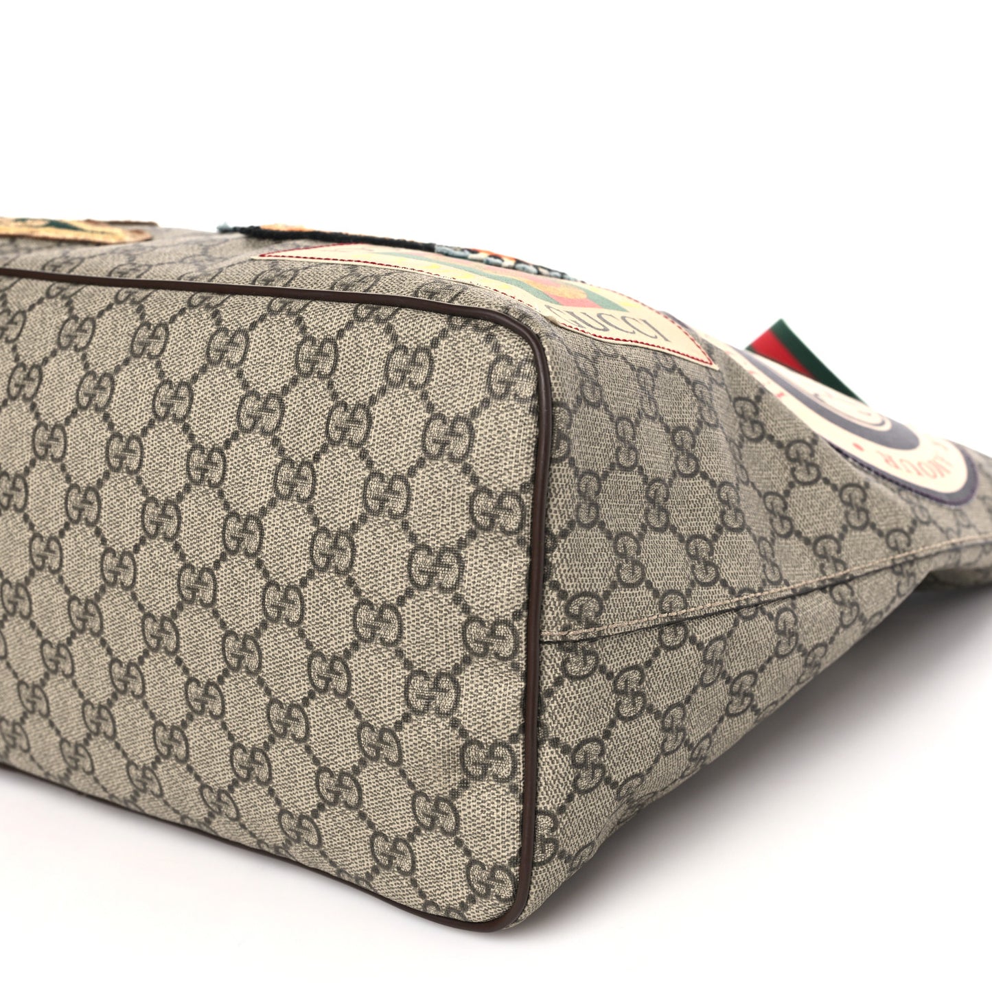 Soft GG Supreme Monogram Courrier Medium Crossbody Tote Beige New Acero