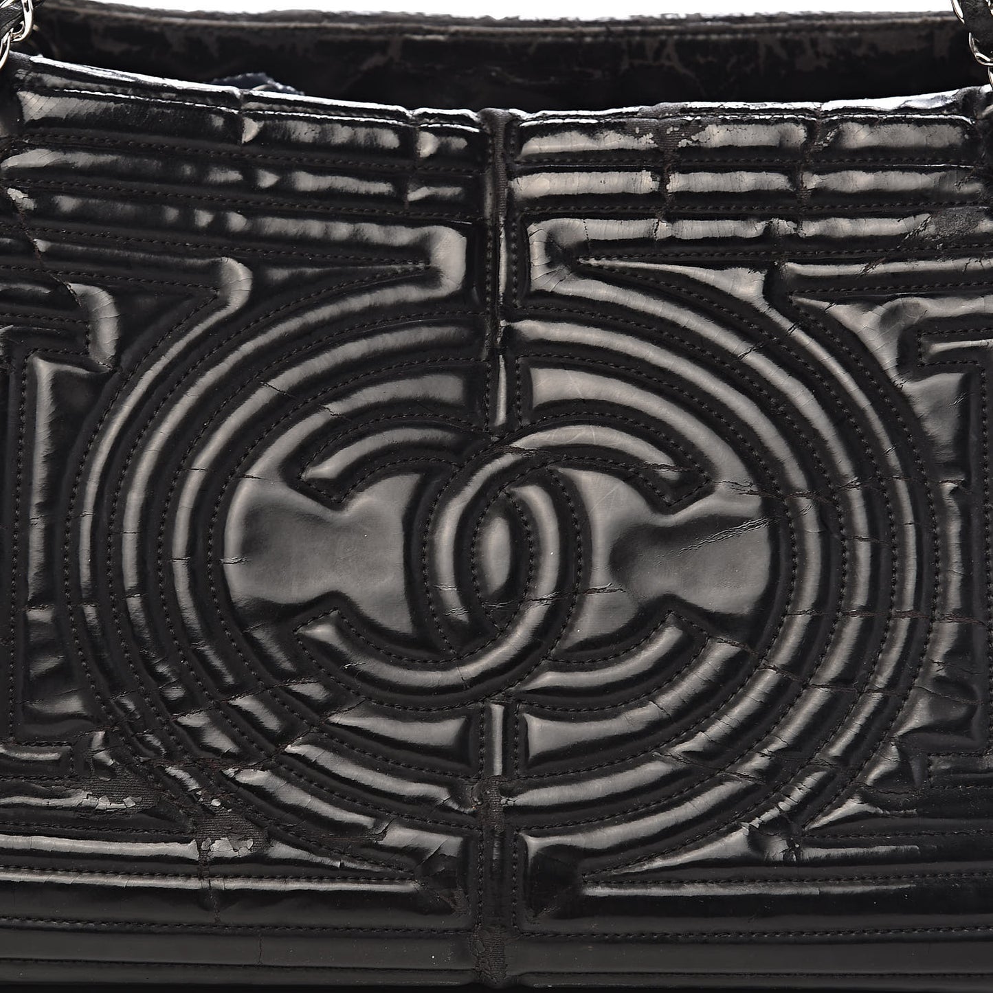 Vinyl Coco Ming Tote Black