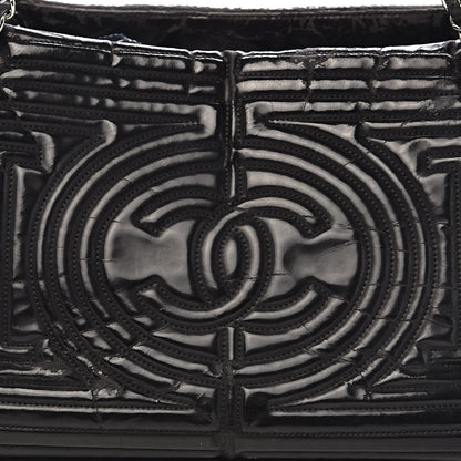 Chanel Vinyl Coco Ming Tote Black 20 of 24
