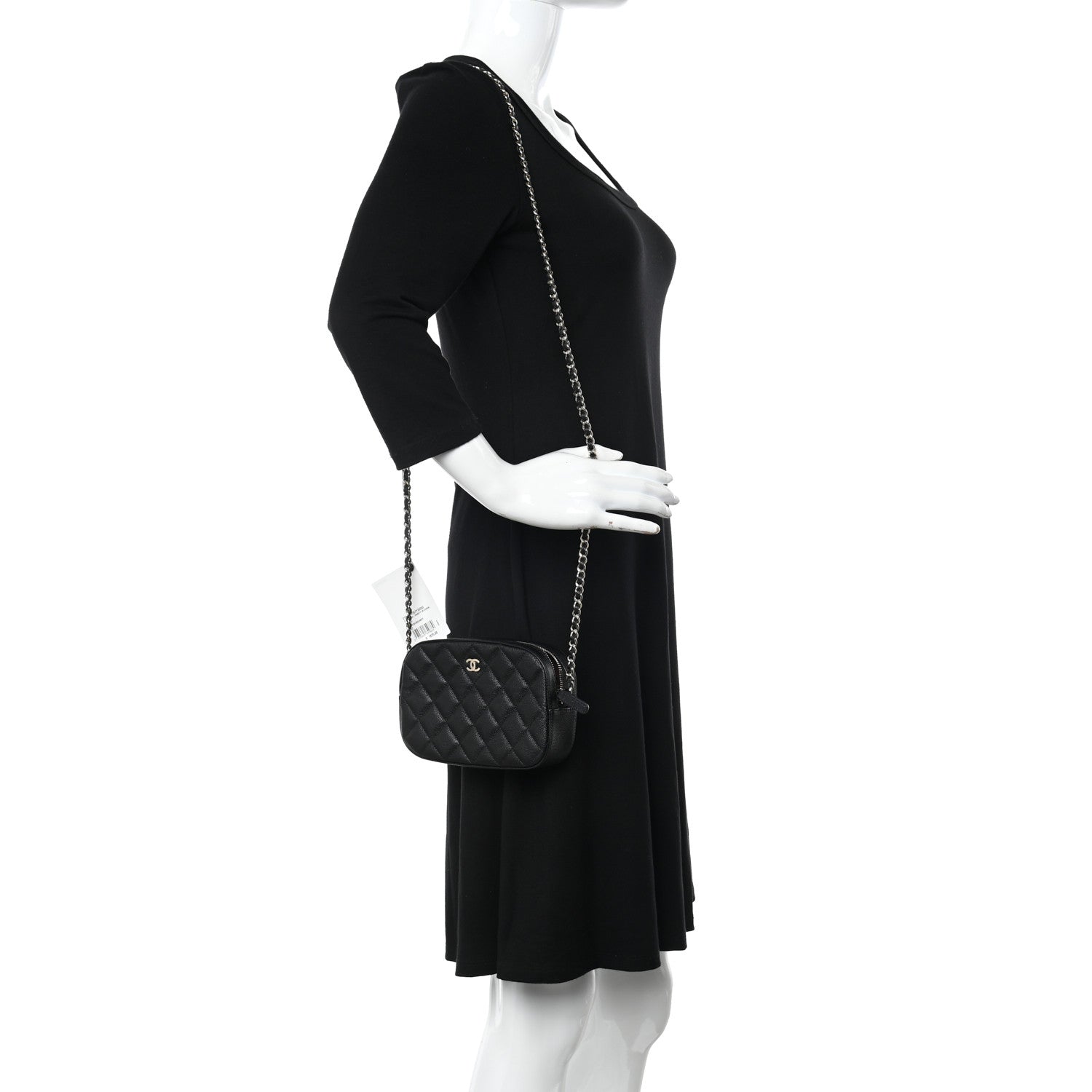 Chanel Caviar Quilted Vanity With Chain Black 2 of 9