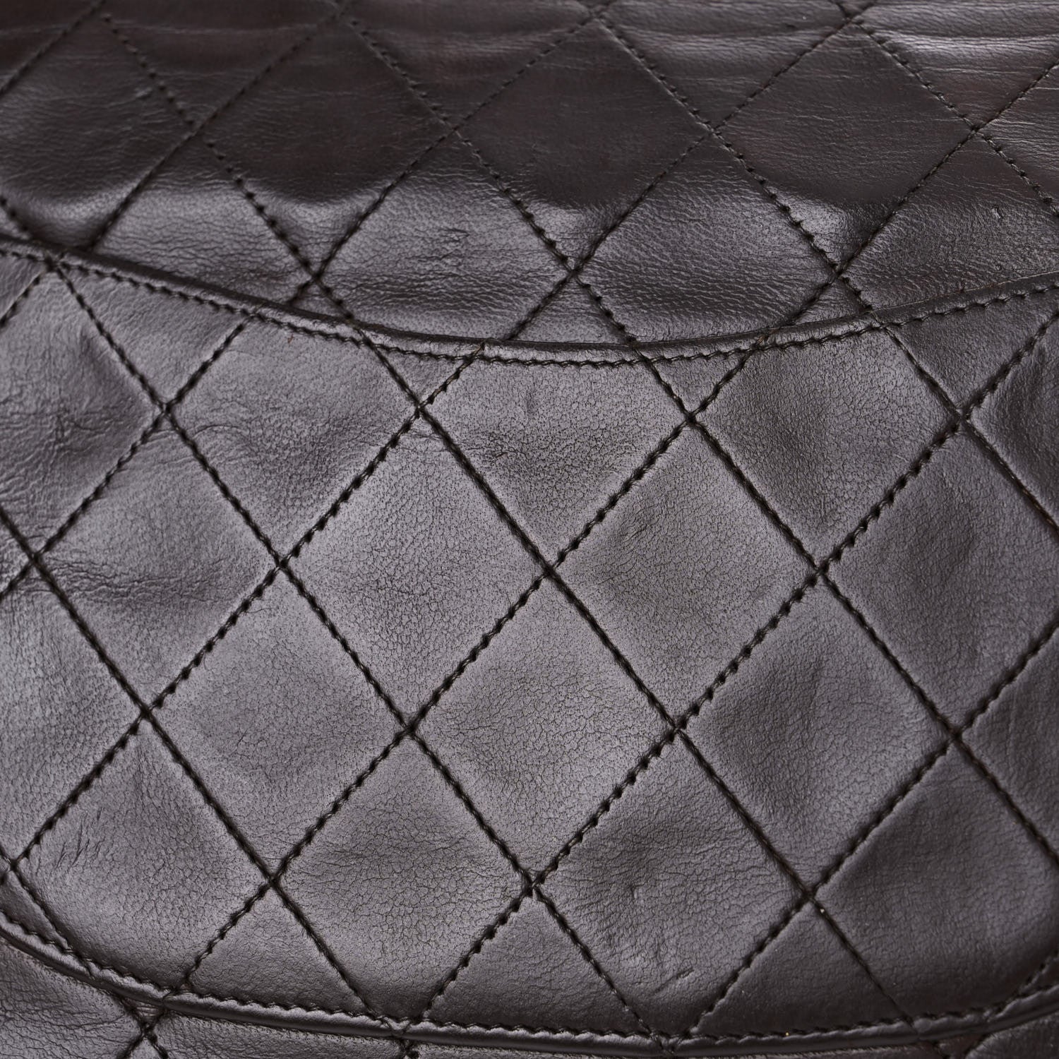 Chanel Lambskin Quilted Medium Bijoux Chain Double Flap Brown 12 of 26