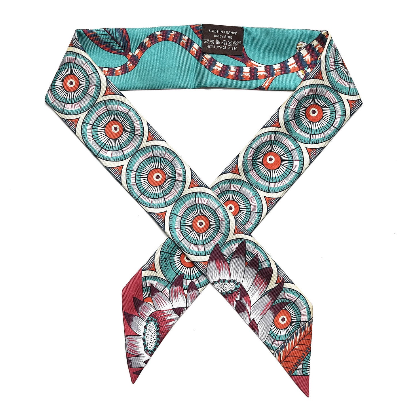 Silk The Savana Dance Twilly Vert Prune Bordeaux