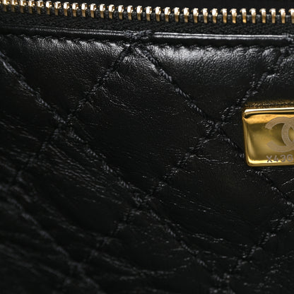 Chanel Calfskin Tweed Medium Deauville Tote Black Multicolor 7 of 12