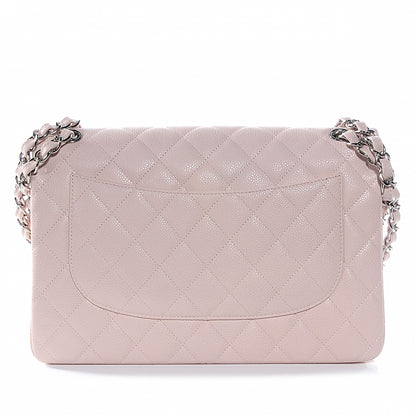 Chanel Caviar Jumbo Double Flap Pink 7 of 9