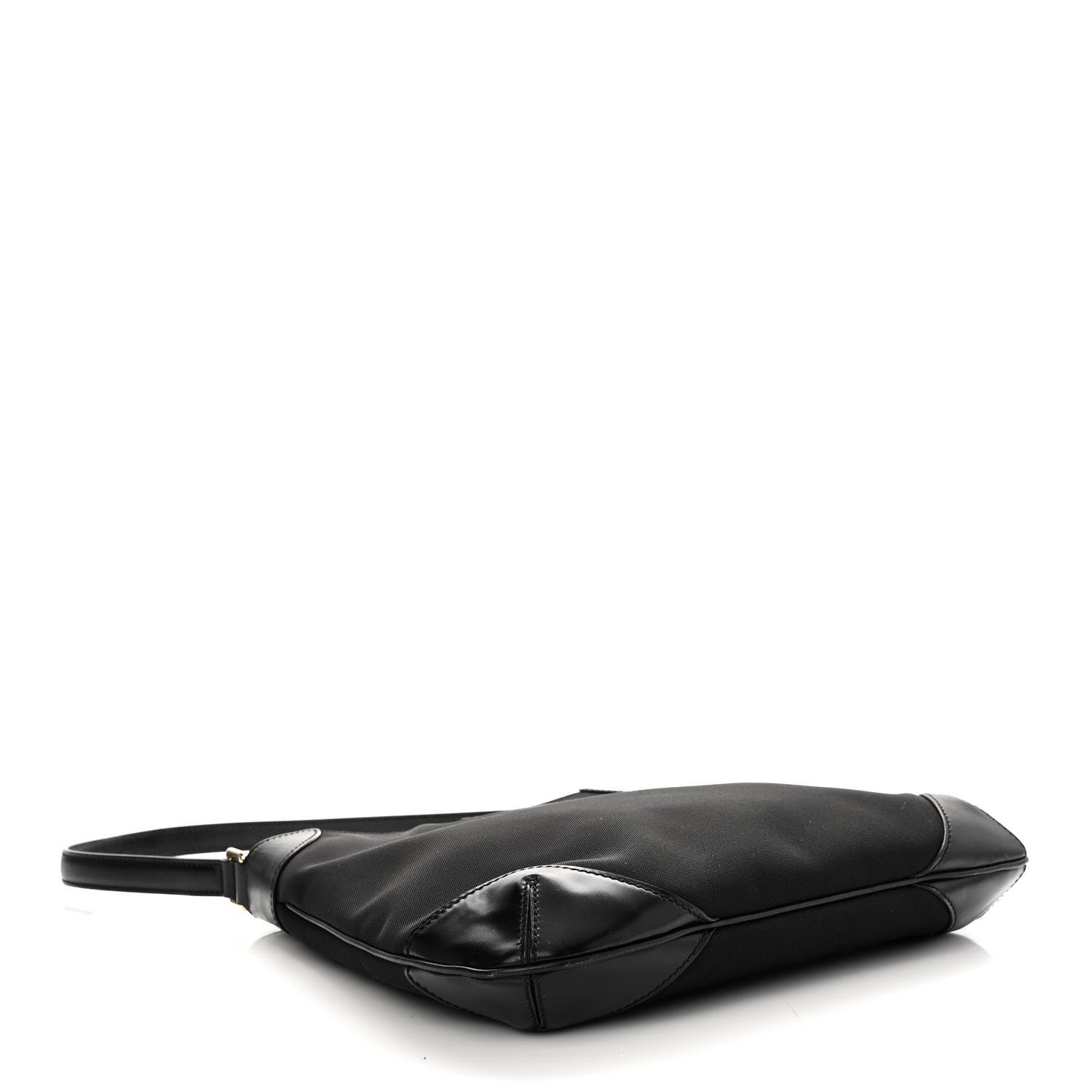 Gucci Canvas Signature Hobo Shoulder Bag Black 4 of 10