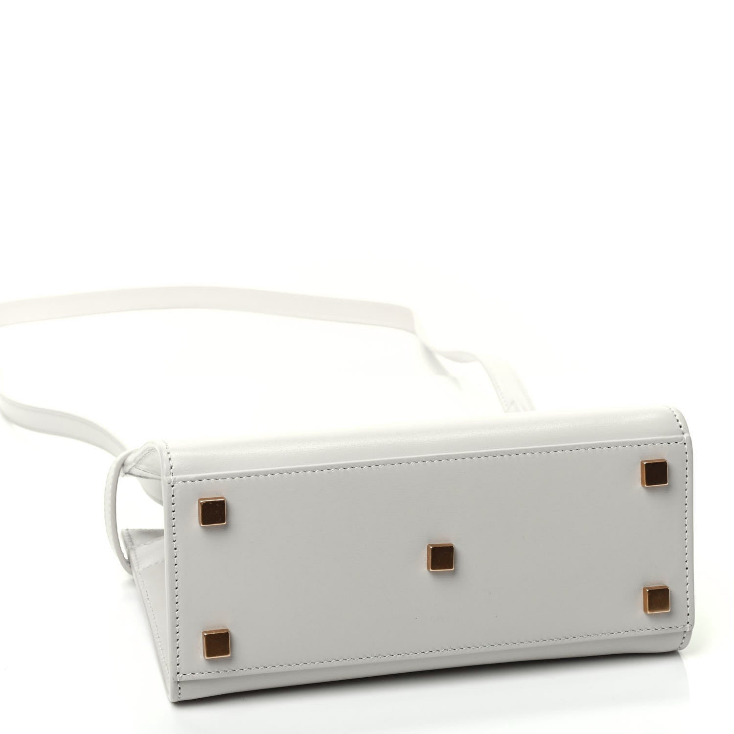 Saint Laurent Smooth Calfskin Nano Manhattan Shopper Tote Crema Soft 3 of 4