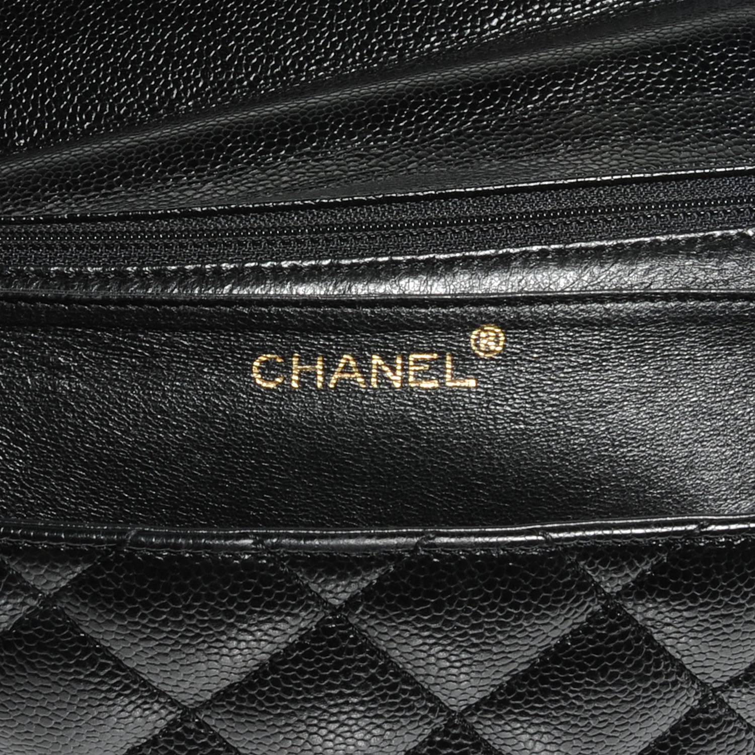 Chanel Caviar Kelly Jumbo Flap Bag Black 6 of 7