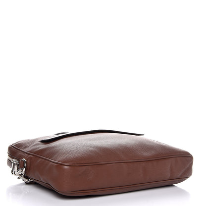 Gucci Pebbled Calfskin Large Soho Briefcase Brown 5 of 8