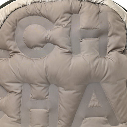 Chanel Nylon Embossed Small Doudoune Backpack Black Grey White 8 of 15