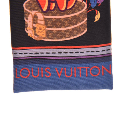 Louis Vuitton Silk Monogram Superstition Bandeau Black 3 of 5