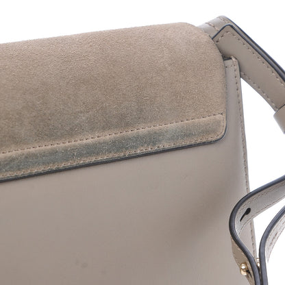Chloe Suede Calfskin Small Faye Shoulder Bag Motty Grey 15 of 15