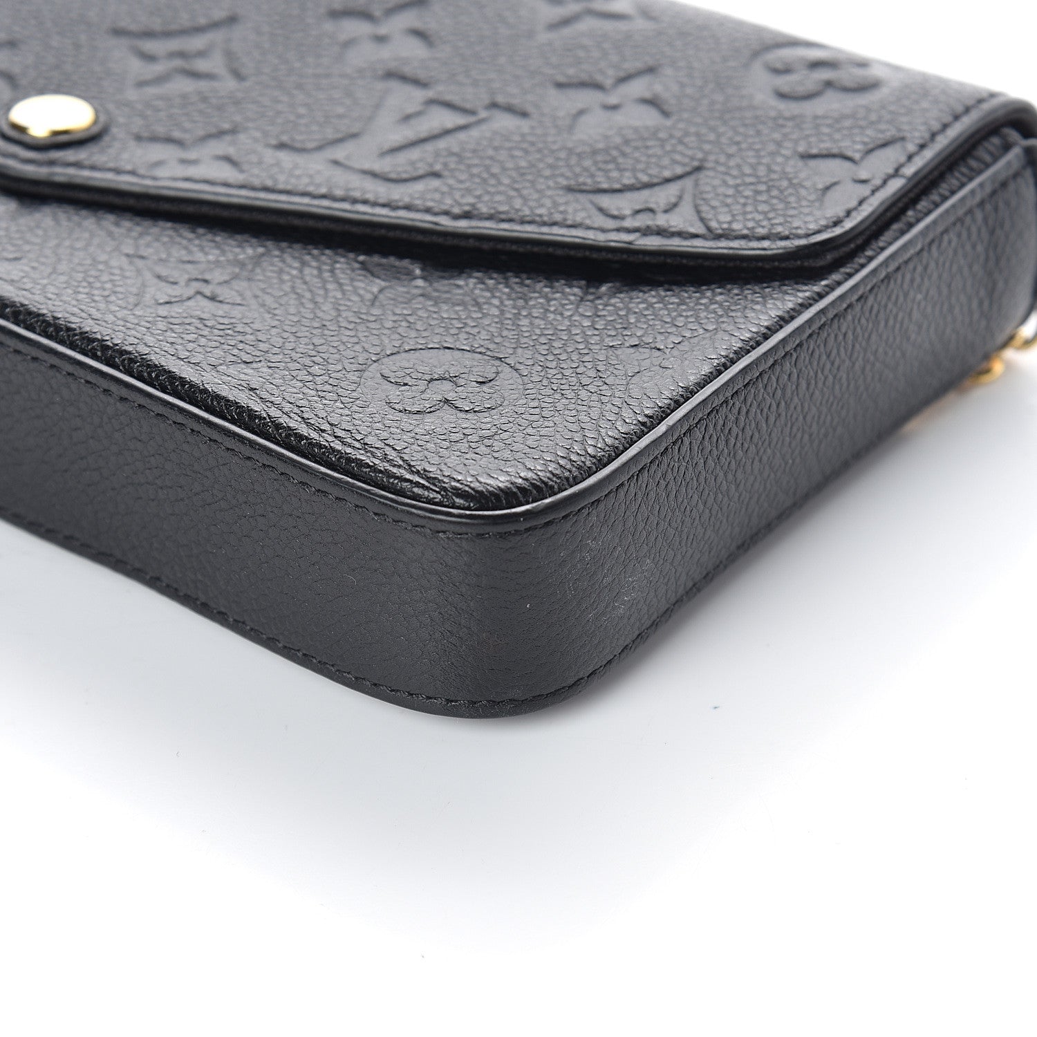 Louis Vuitton Empreinte Pochette Felicie Chain Wallet Black 8 of 8