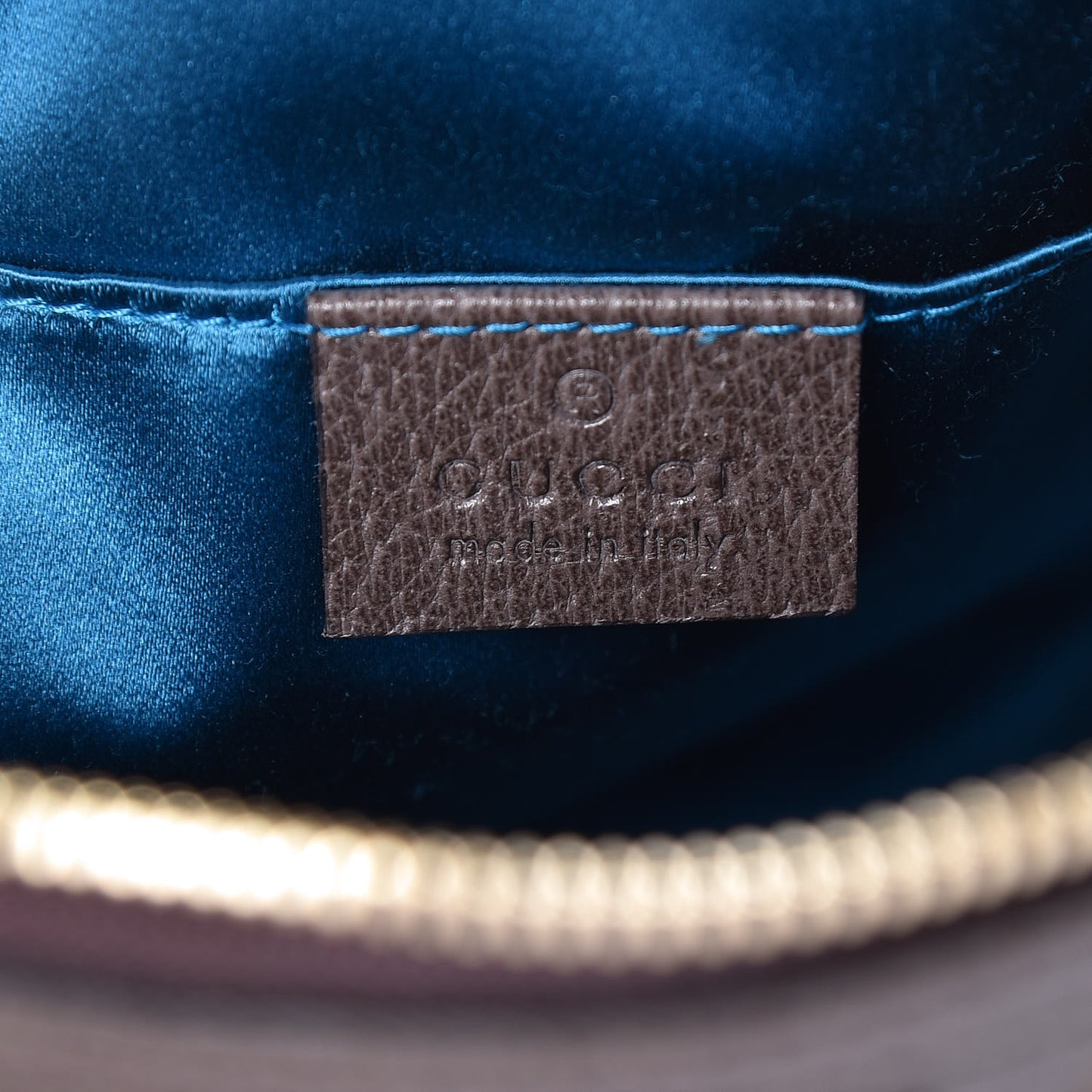 GG Supreme Monogram Textured Dollar Calfskin Web Small Ophidia Dome Shoulder Bag Beige Ebony New Acero