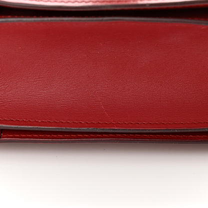 Celine Box Calfskin Small Classic Box Flap Bag Red 12 of 15