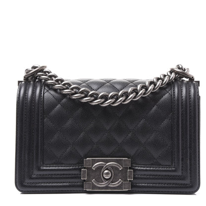 Chanel Caviar Quilted Small Boy Flap Black 1 of 9