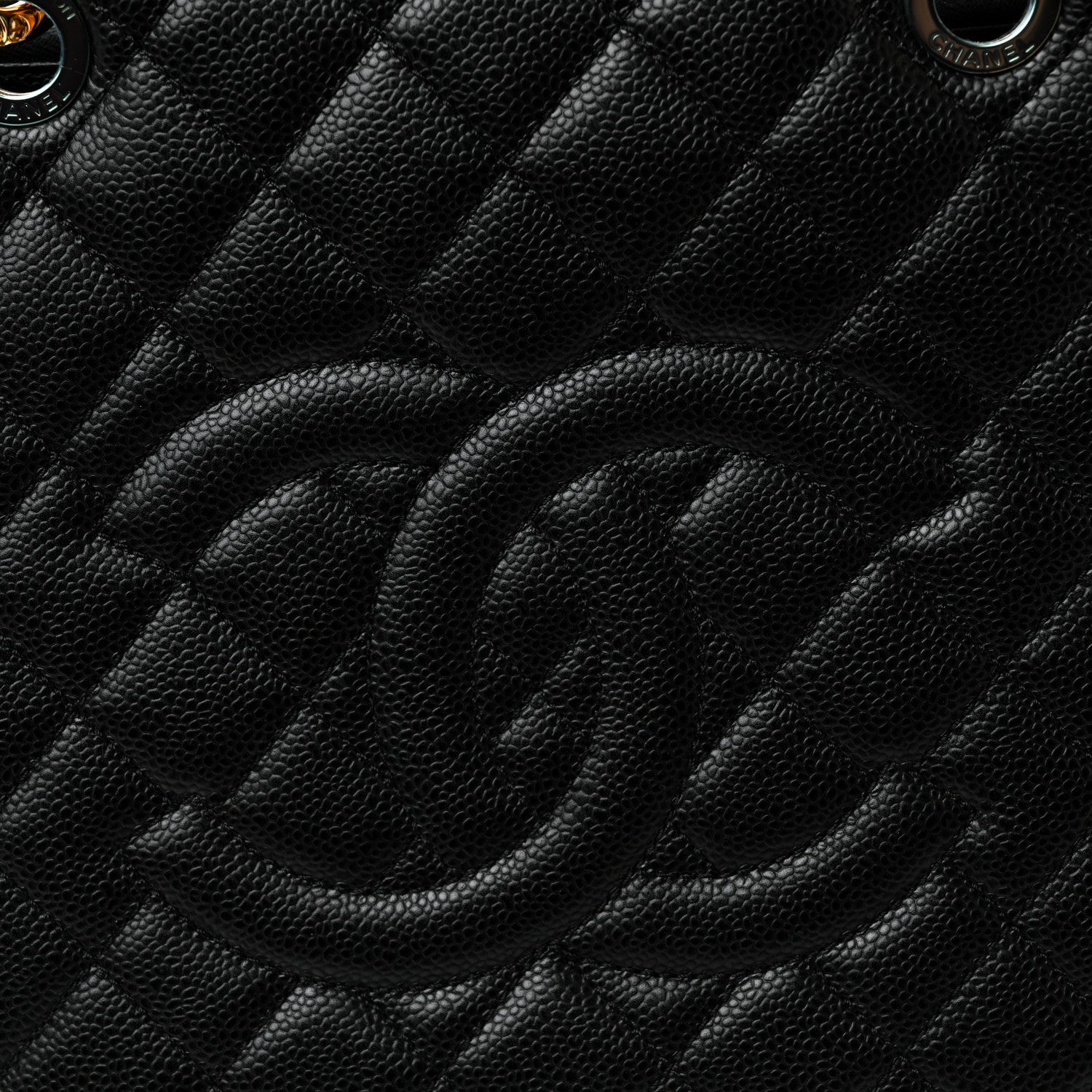 Chanel Caviar Quilted Grand Shopping Tote GST Black 9 of 11