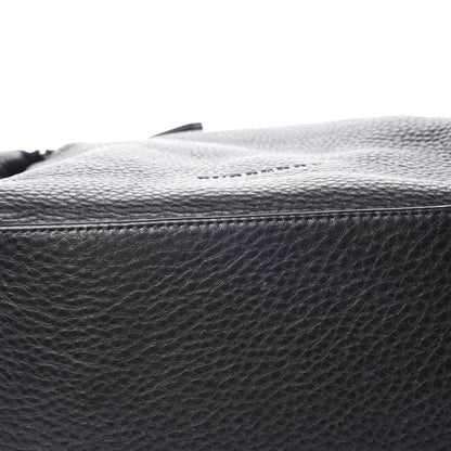 Burberry Grainy Calfskin House Check Medium Maidstone Black 10 of 11