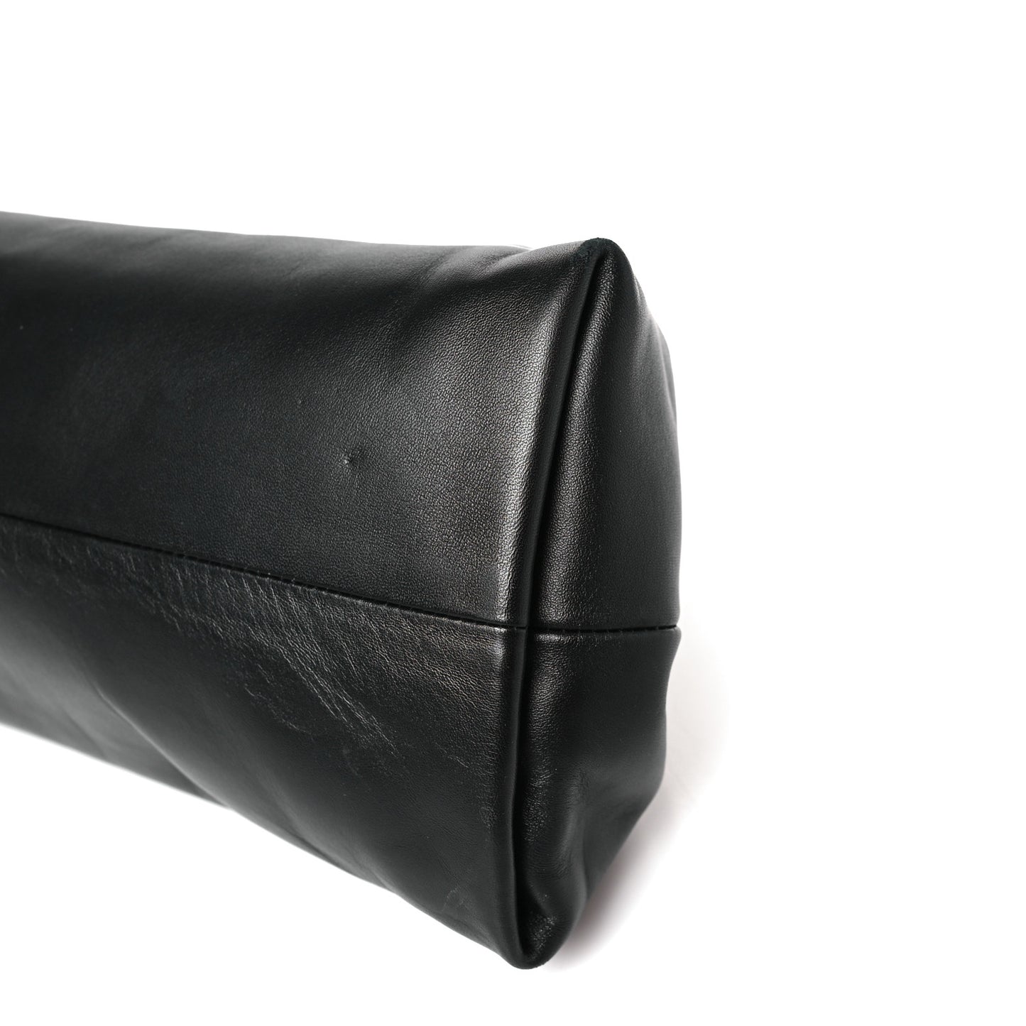 Calfskin Supervee Clutch Black