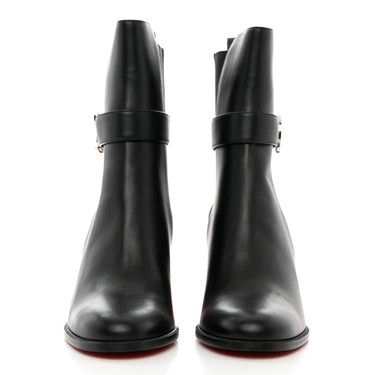 Christian Louboutin Calfskin 70 Chelsea Ankle Boots 39 Black 2 of 9
