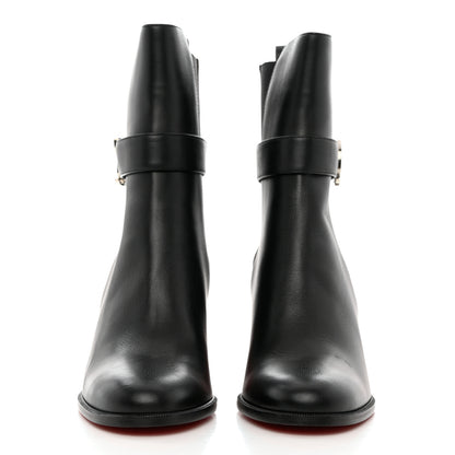 Christian Louboutin Calfskin 70 Chelsea Ankle Boots 39 Black 2 of 9