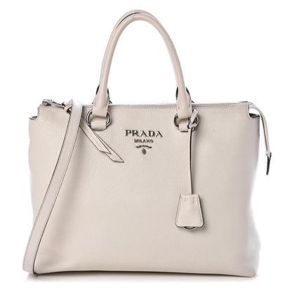 Prada Vitello Grain Satchel Talco 1 of 8