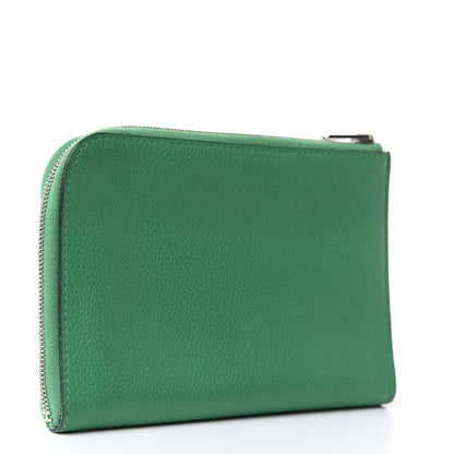 Hermes Evercolor Remix Duo Wallet Bambou 3 of 9