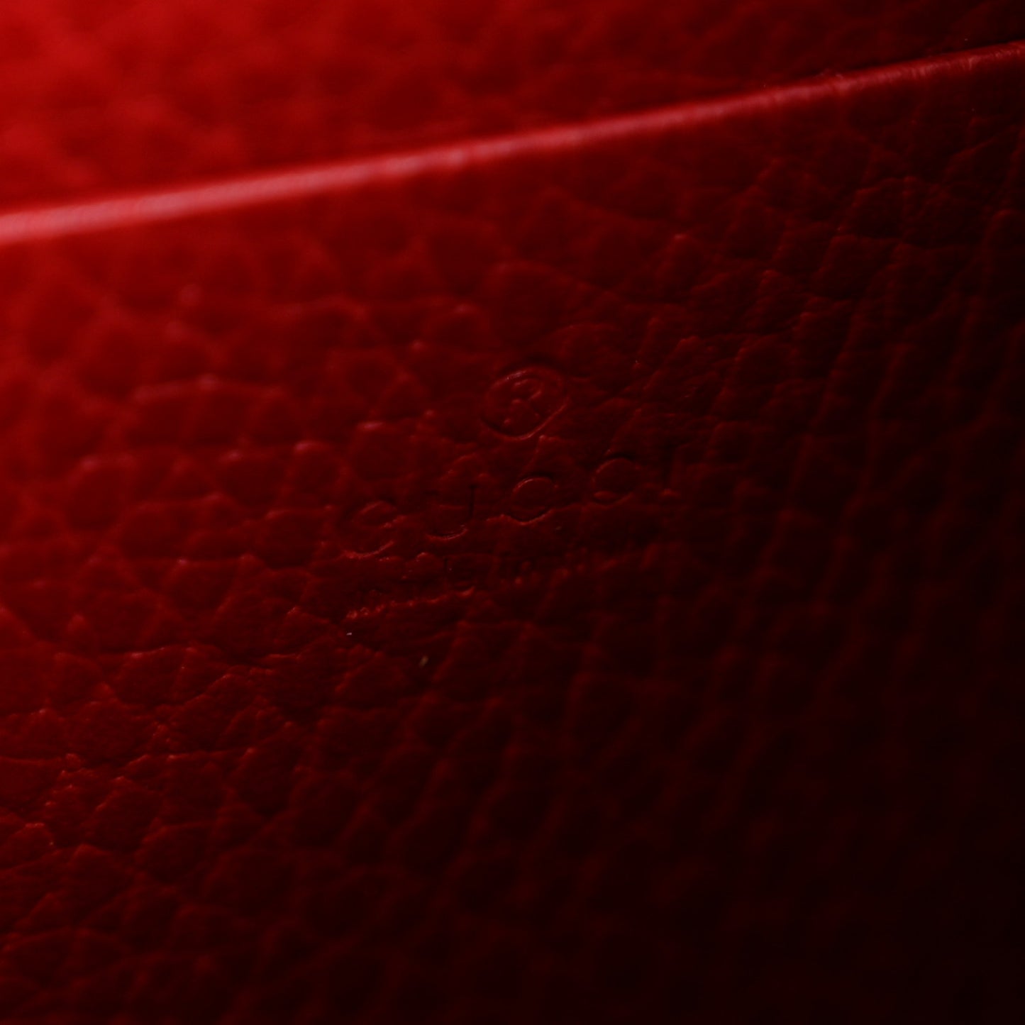 Calfskin Mini Dionysus Chain Wallet Hibiscus Red
