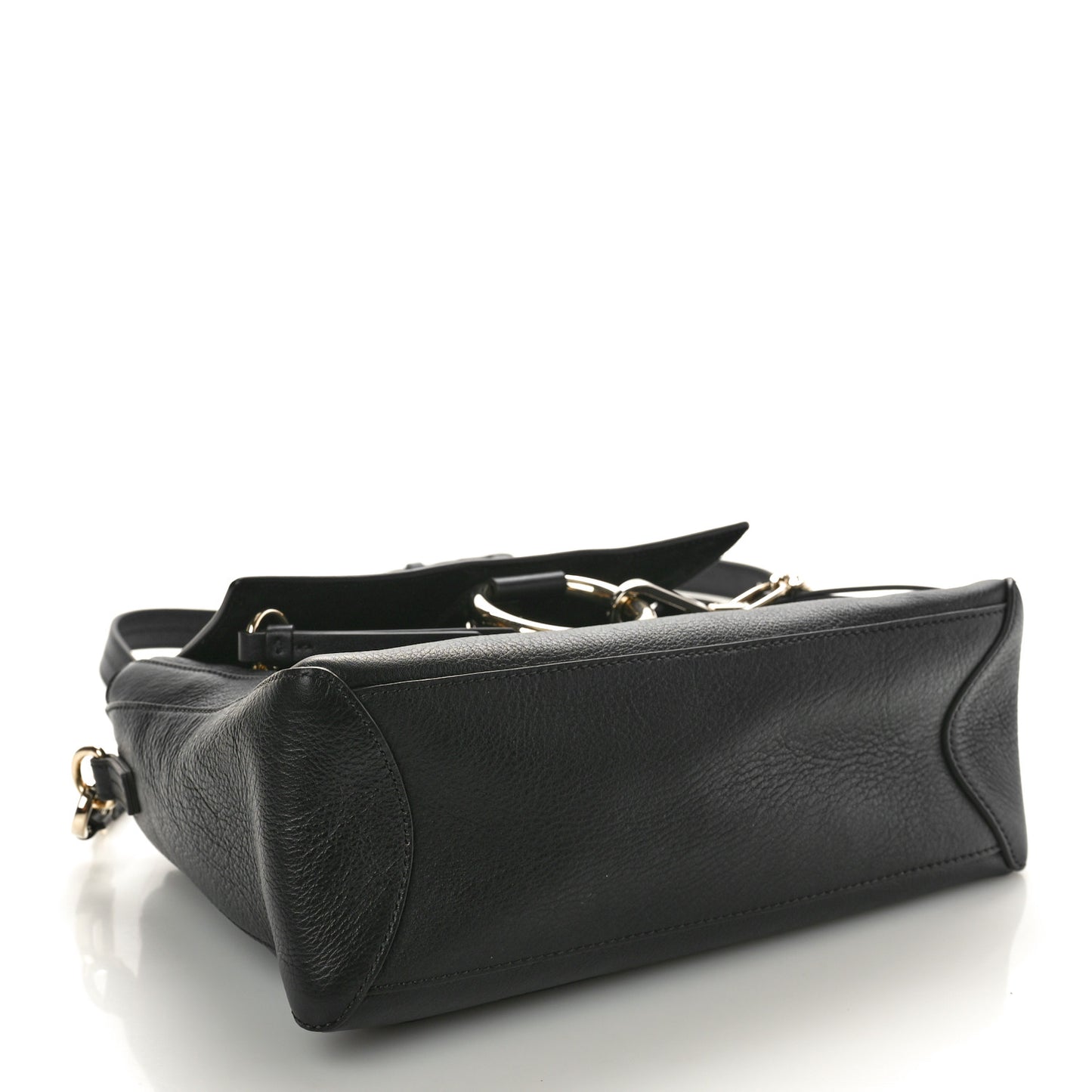 Calfskin Small Faye Day Shoulder Bag Black